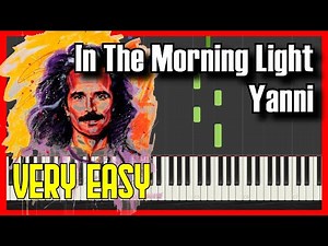🎹 How to Play In The Morning Light - Yanni ✔️ | 【2022】Easy Slow Piano Tutorial (Synthesia)