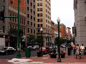 Granby Street in Norfolk, USA