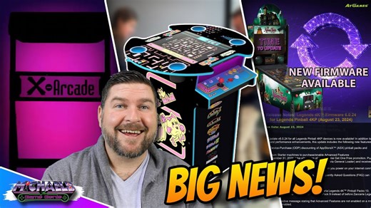 Ms. Pac-Man Pub Table Online! AtGames Surprise & X-Arcade Reveal