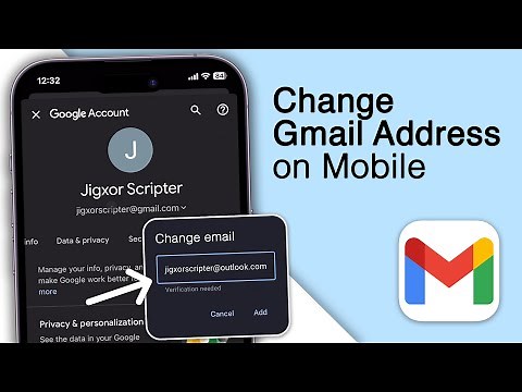 How To Change Gmail Address/Email On Mobile! [2024]