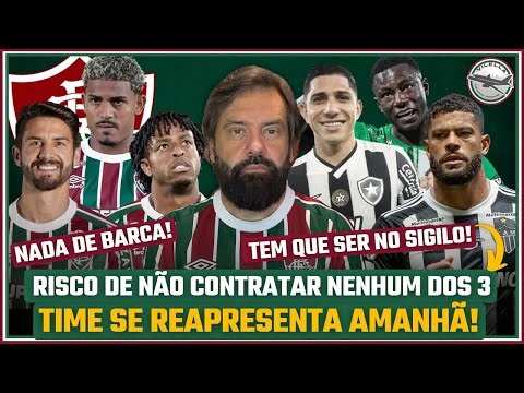 TEM QUE NEGOCIAR EM SIGILO SE NÃO DÁ M…, E A BARCA EM?