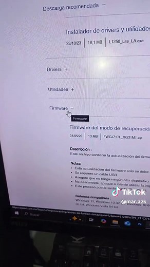 Solución al Parpadeo de Luces en Impresora Epson L1250
