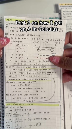 Calculus I Note taking || Part 2