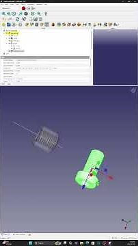 Creating Screw Joint by FreeCAD 1.0 Assembly Workbench,