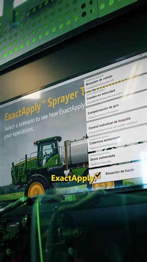 ✨ Llega ExactApply, la herramienta que innova el sistema de pulverización.  Su tecnología mantiene la gota constante, sin importar los cambios de avance, garantizando mayor precisión y eficiencia en cada aplicación. Conocé esta innovación en cualquiera de nuestros puntos de venta. ¡Te esperamos! #ConfianzaQueDejaHuellas #Venturino #ExactApply #JohnDeere | Venturino | Facebook