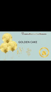 🍰✨ "Beautiful Golden Cake 🎂😄 🌟👑 Check out this speedy video on creating a glamorous Golden cake that even Hollywood would take notes 🎉🍰 #GoldenBaking #CakeRoyalty | Academy of cake decorating