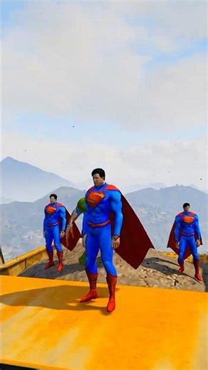GTA 5 Superman Jump/Fails #shorts