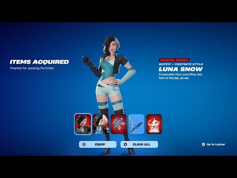 How To Get Luna Snow Skin For FREE! (Fortnite)