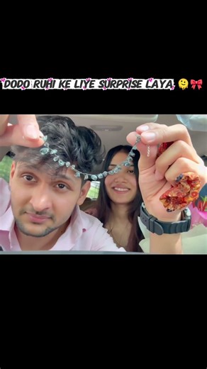 Ruhi ke liye surprise 🫢🤗 #foryou #love #ruhi #harshitruhi #shorts