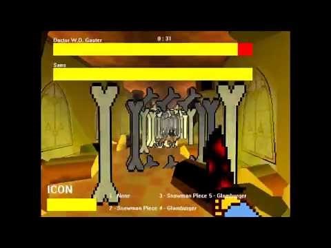 3d Undertale fight (fighting Sans and Gaster at the same time) (Undertale fan game)