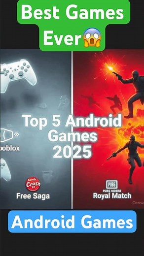 Top 5 Android Games 2025 🔥 | Best Free Mobile Games You Must Play | Amor na Praia Phonk #shorts
