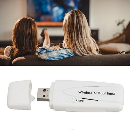 Dual Band  N Adaptor, USB  WiFi Adapter Stable Performance 300Mbps RT3572 Chipset High Speed Network  for TV - Walmart.ca