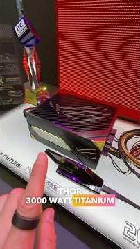 The ASUS ROG Thor Titanium 3 Edition 20 3000W Power Supply!