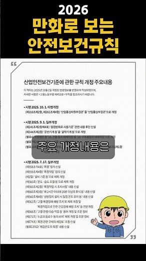 2026 Occupational Safety and Health Regulations Amendment