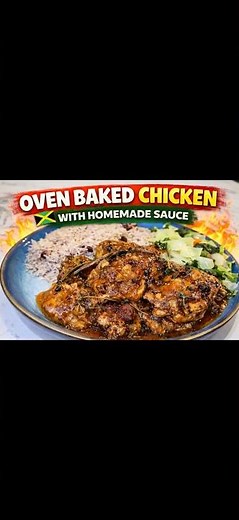 Oven Baked Chicken Jamaican Style 🇯🇲 #fromyardtoireland #familydinner #simplecooking