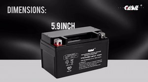 YTX7A-BS AGM BATTERY Replacement for KYMCO 150CC Super 8 150 2009-2016