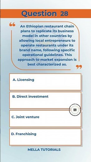 Management, Business Management and Administration Exit Exam Q&A Part 1: Sene 2, 2017