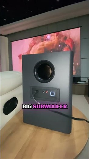 So crazy for this 7.1 surround sound system with Bass Boosted LOL #subwoofer #hometheatersystem