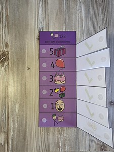 Birthday Countdown Visual Support I Daily Visual Calendar for Kids I Special Needs, Autism, SEND, SEN - Etsy UK