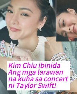 Ibinida ni Kim Chiu sa kanyang Instagram ang ilang mga larawan mula sa dinaluhang concert ng singer na si Taylor Swift na "The Eras Tour". #kimchiu #erastour #viralreels #fbreelsfypシ゚viral #fbreels #viralreelsfb | Brendzkie blog