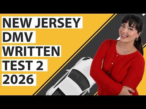 New Jersey Written Test 2 2026 (60 Questions with Explained Answers)