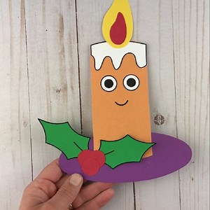 23K views · 184 reactions | Christmas candle craft for kids: https://nontoygifts.com/christmas-candle-craft/ | Easy kids crafts and activities - Non-Toy Gifts | Facebook