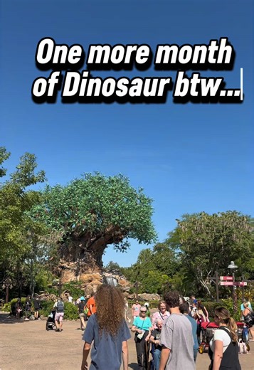 Dinosaur Adventure Ride Closure at Disney World