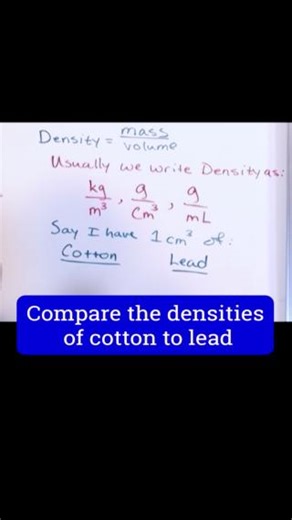 5.9K views · 22 reactions | Learn Algebra, Calculus, Physics, Chemistry & Engineering at: MathAndScience.com A Quick Tutorial on Density | Mathandscience.com | Facebook