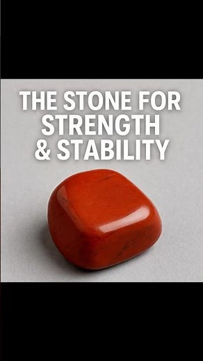 Red Jasper: Strength, Stability & Protection in a Stone