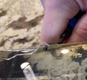 Removing Lipped Edge on Resin... Debur, Cut &/or Sand