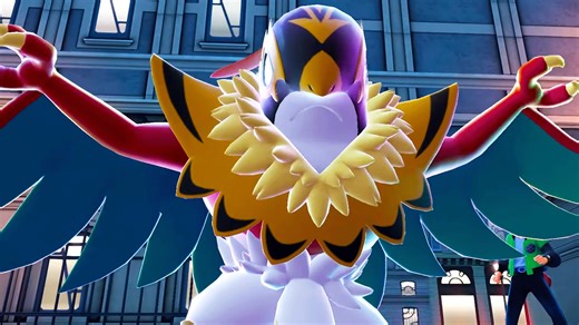 Here's a look at the newly discovered Mega-Evolved Pokémon Mega Hawlucha for Pokémon Legends: Z-A, arriving on October 16! | IGN