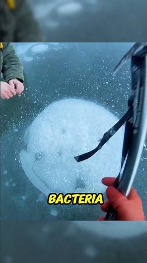 Burning Methane on Frozen Lakes