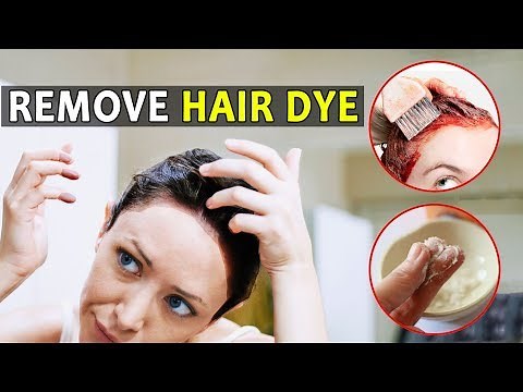 How to Remove Hair Dye from Skin, nails and scalp fast