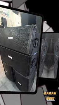 MATRIX-PRO, PROFESSIONAL DOUBLE 12" LINEAR BY GAGAN BEDI. MODEL : MTX-12DB. 36,500₹ PAIR COMPLETE.