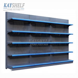 [Hot Item] Single Sided Metal Display Wall Rack Supermarket Retail Store Shelf