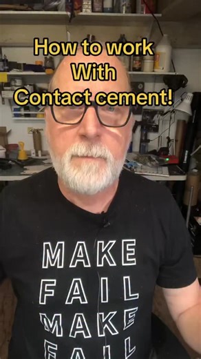 1.8K views · 37 reactions | How to work with Contact Cement! I made this video a while back. And it still hooked up today. A lot of people like using hot glue. But please try contact cement. It’s a game changer. @cosplaypros @dapproducts @surebonder @frogtape @rustoleum @createxcolors @spraygunner @creaturecastrubber @starbondadhesives @tamiyausa | Evil Ted | Facebook