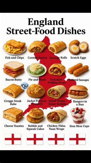 England Street-Food Dishes | Chef Jahed