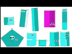 Numberblocks Band Retro Different Color Blocks