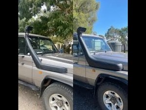 Safari Armax snorkel install on a 70 series Landcruiser