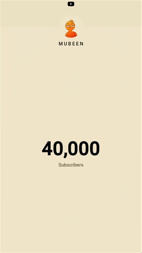we are now 40k 🎉🥰🎊 Thank you Everyone 🥰#Mubeen #trending #viral#Shorts #40k #40ksub #40kcelebration