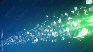 Abstract technological background with bio-inspired patterns and glowing elements, symbolizing advancements in medical tech, biotech innovations, and healthcare solutions.