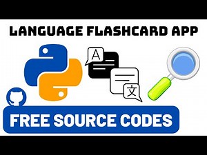 Make Language Flashcards App - Python Tkinter GUI