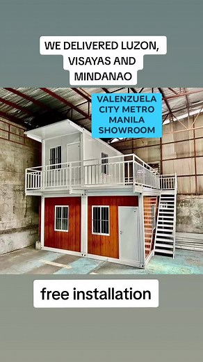 Prefab Container House with Free Installation in Davao City and Manila