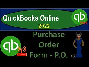 Purchase Order Form - P.O. 1220 QuickBooks Online 2022