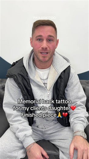 Such a privilege to be able to do this piece for my clients daughter who sadly passed away 💔 My love goes out to him and all of his family and I am so blessed to be able to do such a special piece for them 🙏 Here’s the finished result ❤️ WhatsApp 44 7534 702517 for tattoo enquiries #meaningfultattoo #tattooartist #tattoos #family #fyp