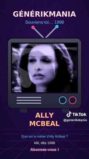 Ally McBeal Des plaidoiries, des fantasmes déjantés et un bébé dansant inoubliable ⚖️ Quel est le métier d'Ally McBeal ? #nostalgie #annees90 #serie #generique #allymcbeal #souvenirs
