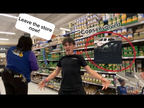 Screaming in Walmart prank (Cops called)