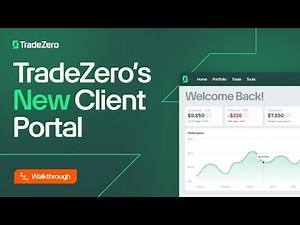 TradeZero's New Client Portal | Walkthrough