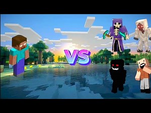 Herobrine vs All Mutant & Mobs Minecraft Crazy Battle!​​
