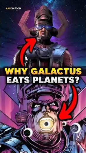 Why does Galactus really eat planets? #fantasticfour